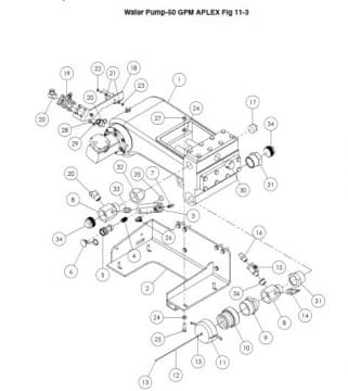 296265854 Распределитель бентонитового насоса (шестигранник) 296256061 24х40А - 36х50 SII