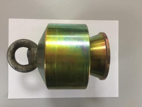 Цанговый захват для труб ПНД D=125 mm.